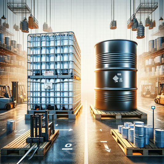 IBC Totes vs. 55 Gallon Drums: Determining the Best Bulk Storage Solution